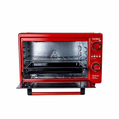 Cuptor electric, capacitate 40 litri, putere 1500W, gratar, tava inclusa, culoare rosu / ZLN 2898_R