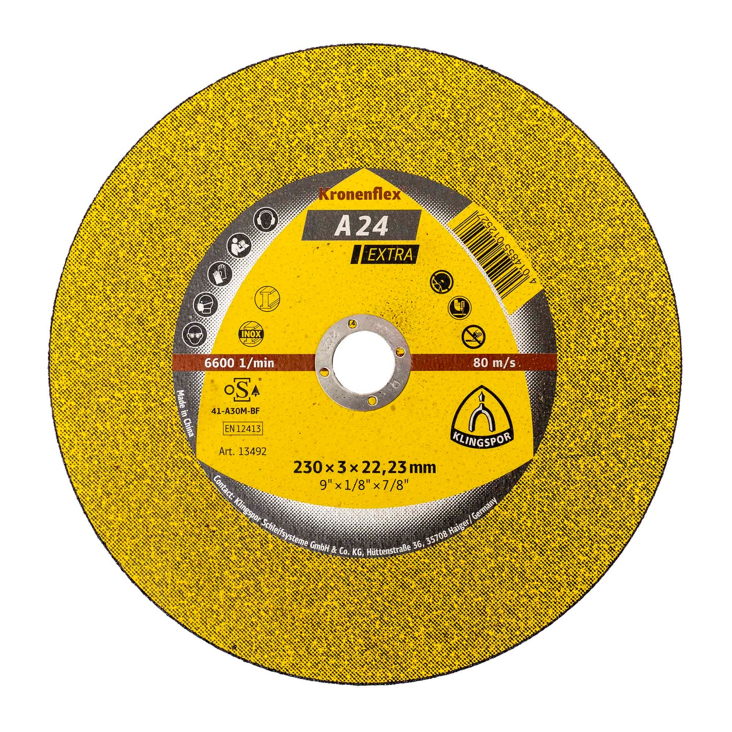 Disc debitare  Klingspor, A24 Extra, 230x3x22.23 mm / EXT 13492
