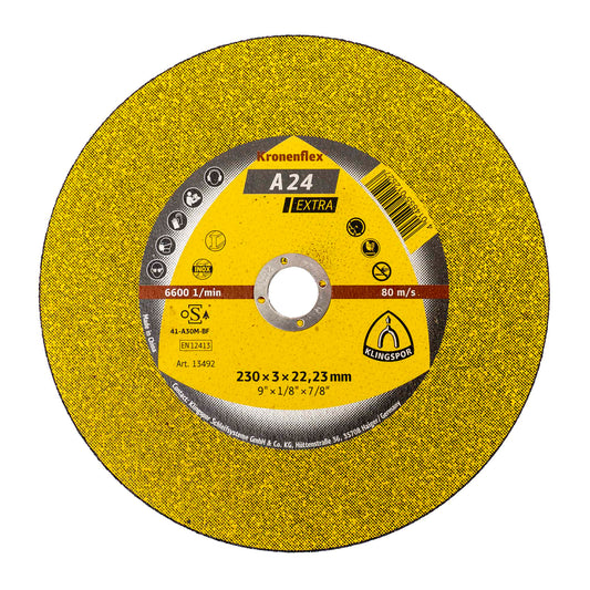 Disc debitare  Klingspor, A24 Extra, 230x3x22.23 mm / EXT 13492