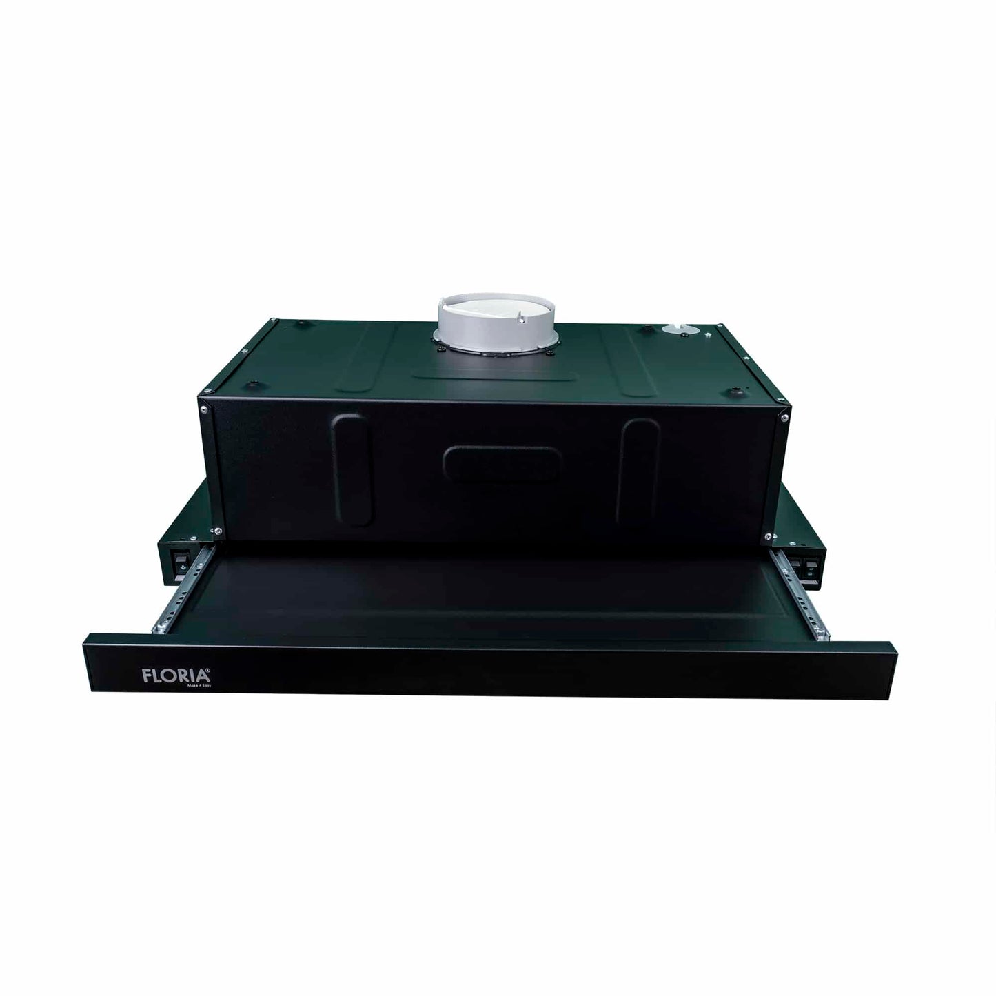 Pachet plita incorporabila inox (1918), 60x50x6 cm, gaz butelie sau gaz natural (duze de schimb incluse), hota 1 motor, putere 140W (1895), 60X50 / SET 30031