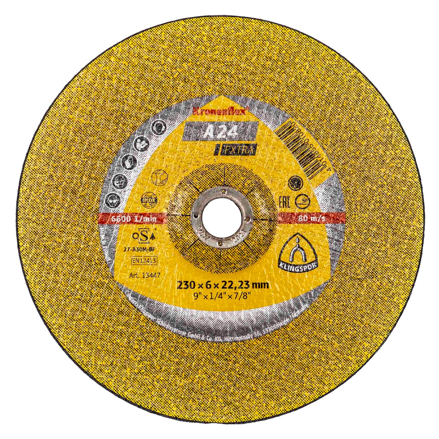 Disc polizat klingspor A 24 Extra 230x6x22.23mm / EXT 13447