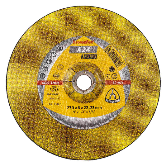 Disc polizat klingspor A 24 Extra 230x6x22.23mm / EXT 13447