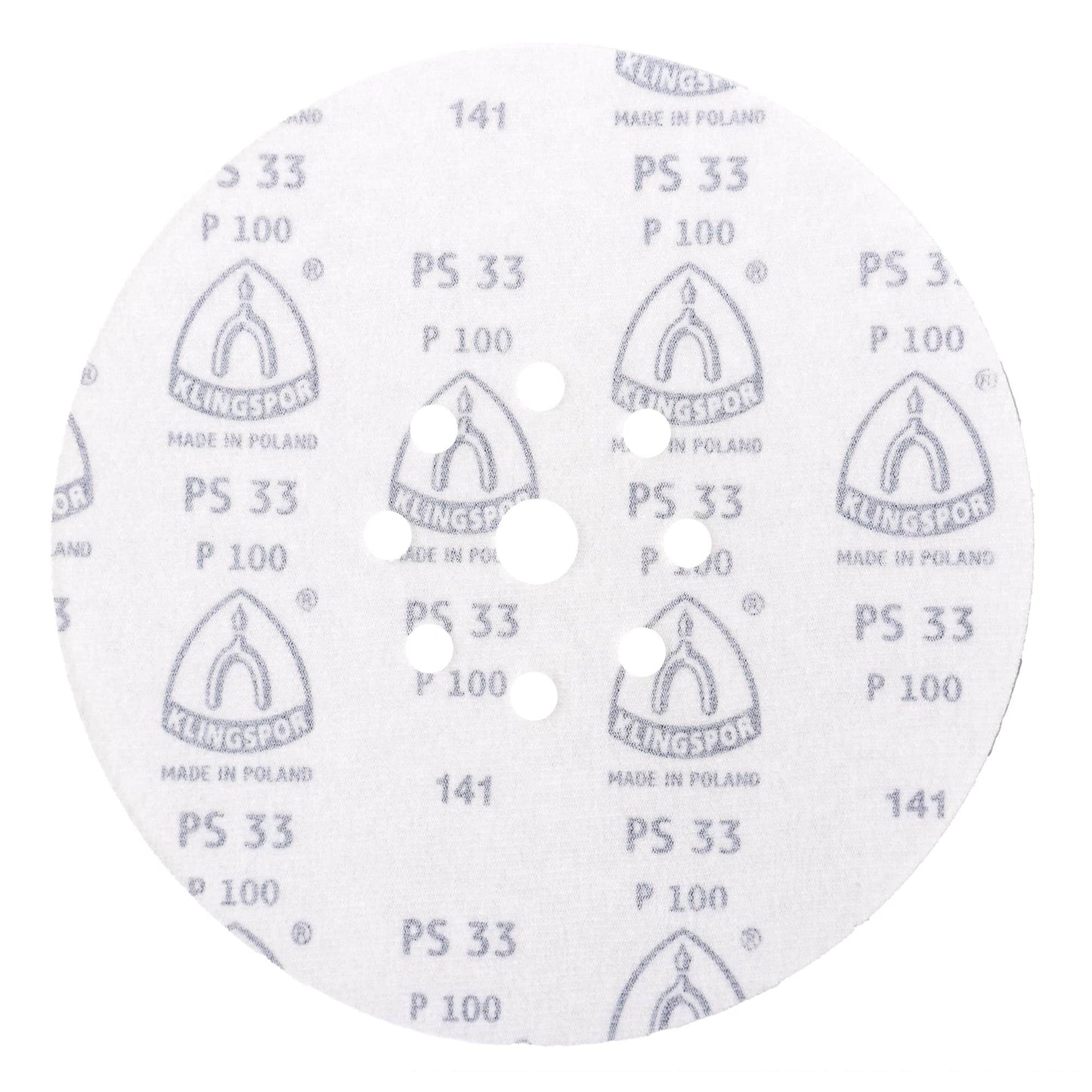 Disc autofixare Klingspor PS 33 CK, P100, 225mm, GLS 38 / EXT 294609