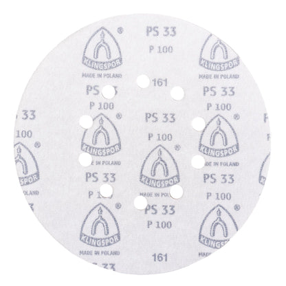 Disc autofixare Klingspor PS 33 CK, P100, 225mm, GLS 52 / EXT 302045