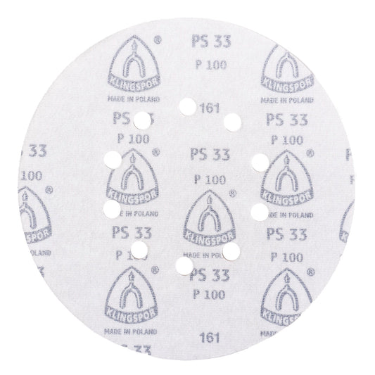 Disc autofixare Klingspor PS 33 CK, P100, 225mm, GLS 52 / EXT 302045