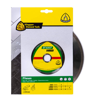 Disc diamantat de debitare Klingspor DT 600 F Supra, 230x22.23mm / EXT 325372