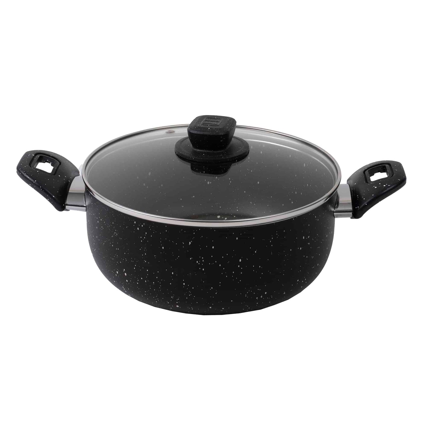 Oala cu capac sticla, 26cm, capacitate 4L / ZLN 1990