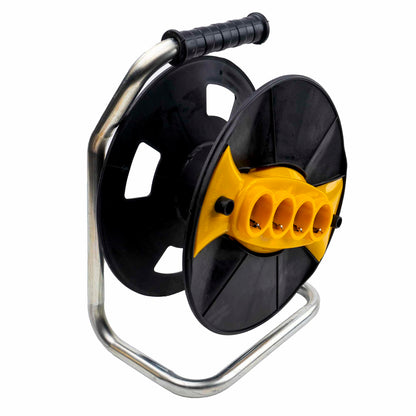 Derulator cablu cu tambur, fara cablu, 4 prize / EXT 5663