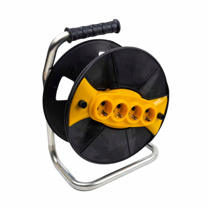 Derulator cablu cu tambur, fara cablu, 4 prize / EXT 5663