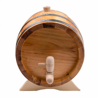 Butoi pentru decor, din lemn masiv de arin, capacitate 5L / EXT 7208 - 221.ro