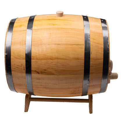 Butoi pentru decor, din lemn masiv de arin, capacitate 10L / EXT 7212