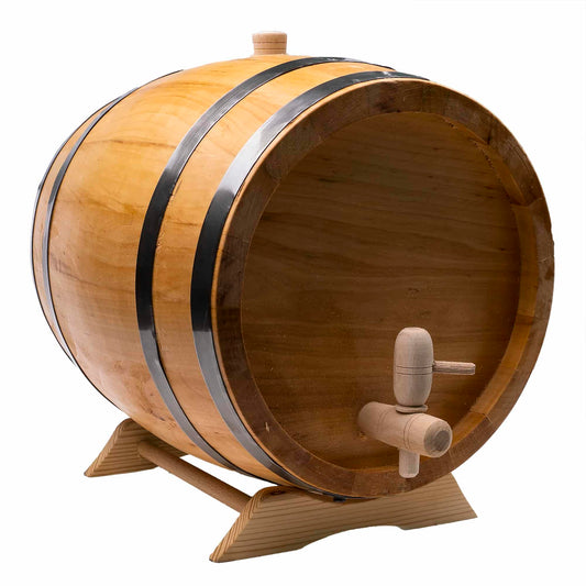 Butoi pentru decor, din lemn masiv de arin, capacitate 10L / EXT 7212