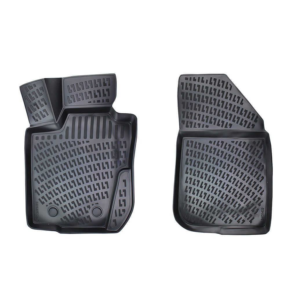 Set covorase auto cauciuc tip tavita pentru dacia logan i sedan (fata) 2004-2012