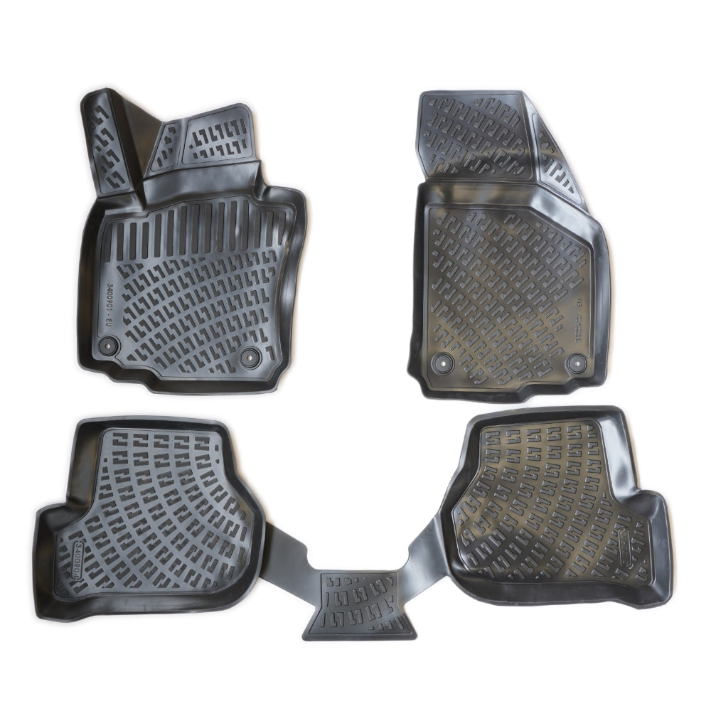 Set covorase auto cauciuc tip tavita  pentru vw golf 5 2003-2009