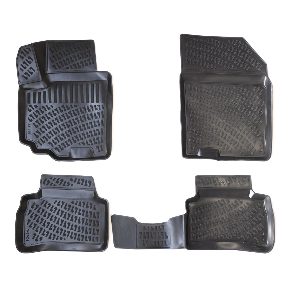 Set covorase auto cauciuc tip tavita pentru suzuki swift ii (azg) 2010-2017