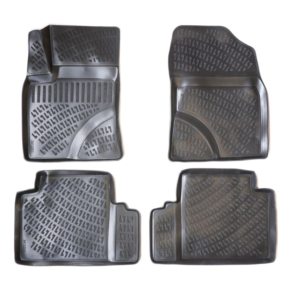 Set covorase auto cauciuc tip tavita pentru toyota avensis iii 2009-2018