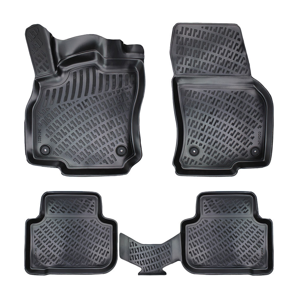 Set covorase auto cauciuc tip tavita pentru audi q3 ii (f3) 2018-