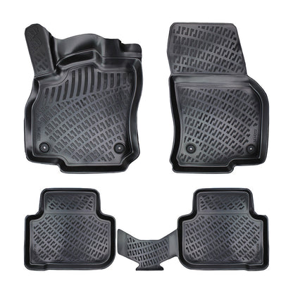 Set covorase auto cauciuc tip tavita pentru audi q3 ii (f3) 2018-