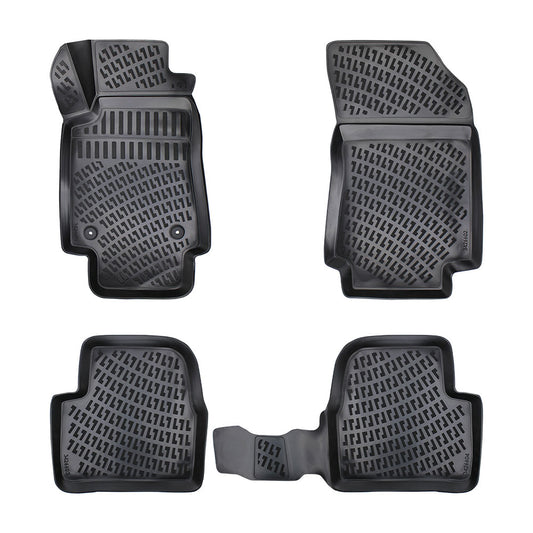 Set covorase auto cauciuc tip tavita pentru citroen c3 aircross 2017-