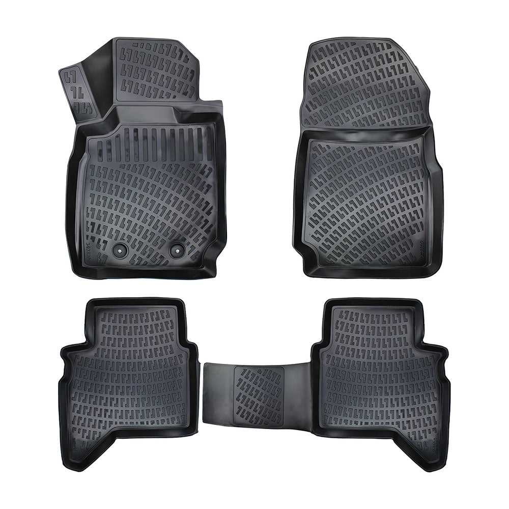 Set covorase auto cauciuc tip tavita pentru ford ranger i / facelift 2011-2015 / 2015-2018