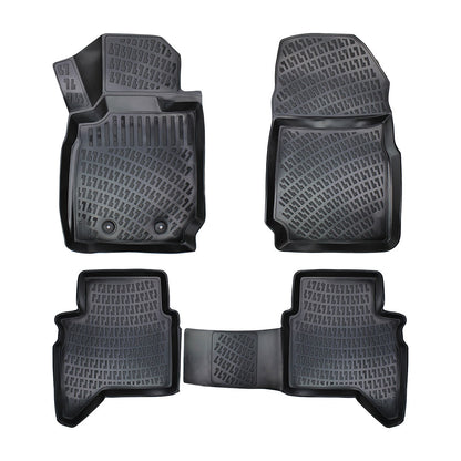 Set covorase auto cauciuc tip tavita pentru ford ranger i / facelift 2011-2015 / 2015-2018