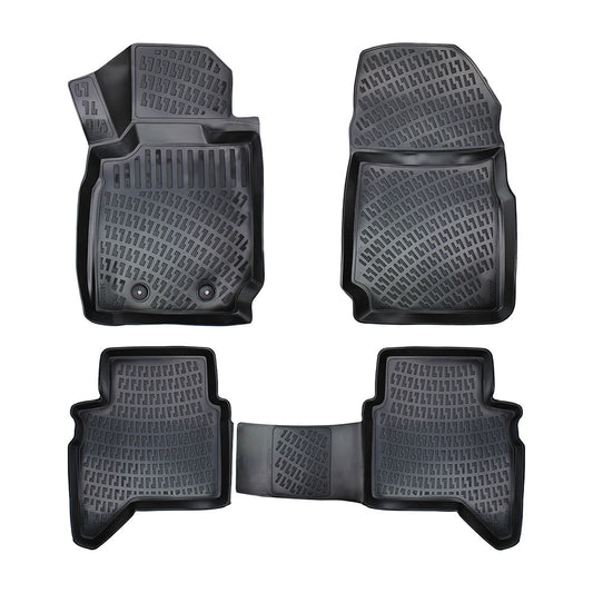 Set covorase auto cauciuc tip tavita pentru ford ranger i / facelift 2011-2015 / 2015-2018