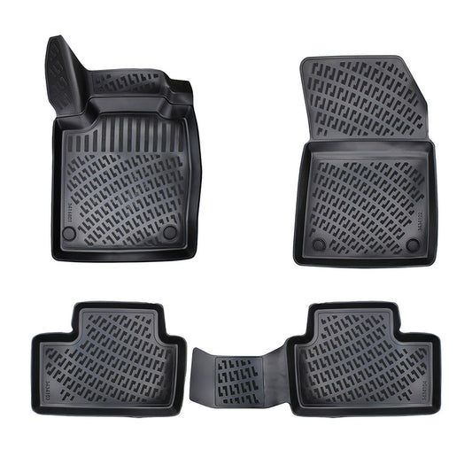 Set covorase auto cauciuc tip tavita pentru nissan juke ii (f16) 2019-