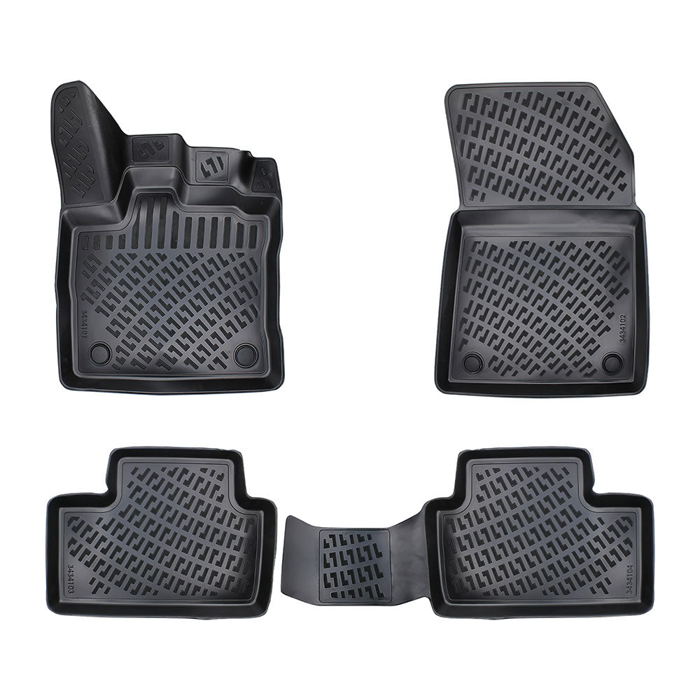 Set covorase auto cauciuc tip tavita pentru renault captur 2019-