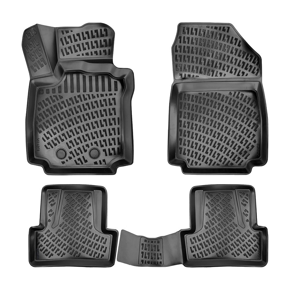 Set covorase auto cauciuc tip tavita pentru renault clio 3 2005-2012