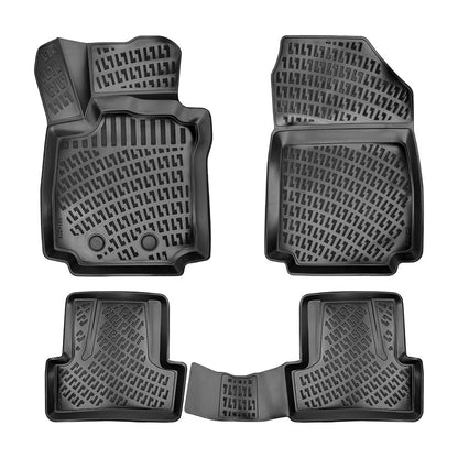Set covorase auto cauciuc tip tavita pentru renault clio 3 2005-2012