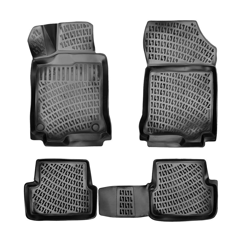 Set covorase auto cauciuc tip tavita pentru renault laguna iii 2007-2015