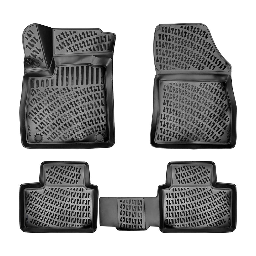 Set covorase auto cauciuc tip tavita pentru renault talisman 2015-