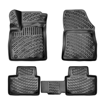 Set covorase auto cauciuc tip tavita pentru renault talisman 2015-