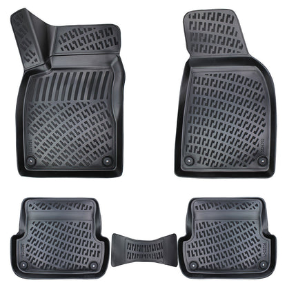 Set covorase auto cauciuc tip tavita pentru audi a4 b6 (8e) 2000-2004