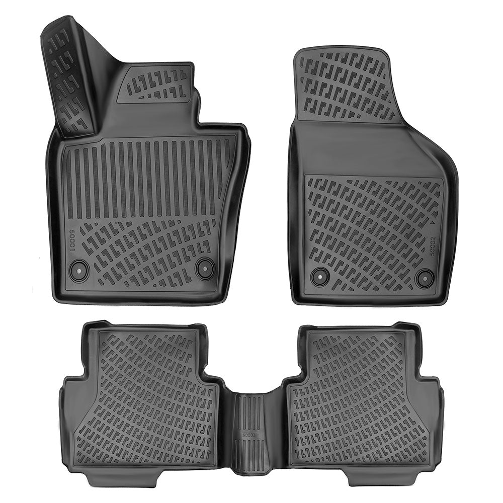 Set covorase auto cauciuc tip tavita pentru vw sharan 2010-