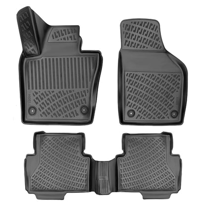Set covorase auto cauciuc tip tavita pentru vw sharan 2010-