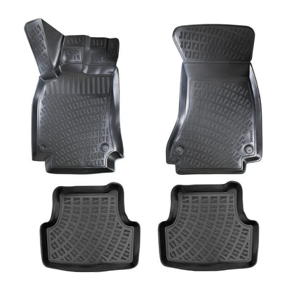 Set covorase auto cauciuc tip tavita pentru audi a4 b8 (8k) 2008-2016