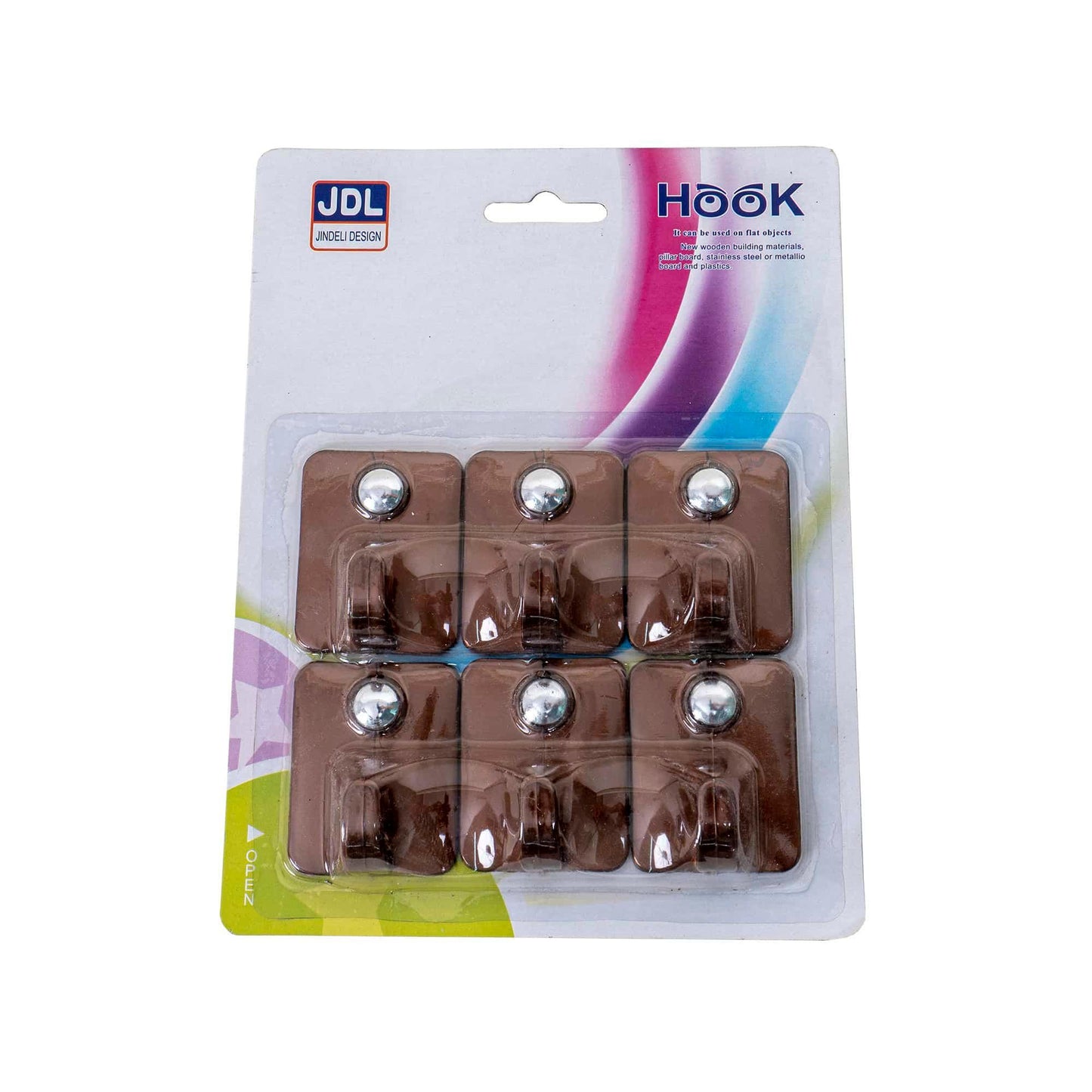 Set 6 cuiere din plastic cu adeziv super rezisten Z-TOOLS / 269 - 221.ro