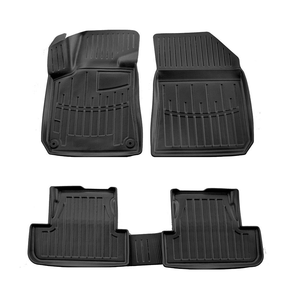 Set covorase auto cauciuc tip tavita pentru peugeot 308 ii (t9) hb (2013-2021)