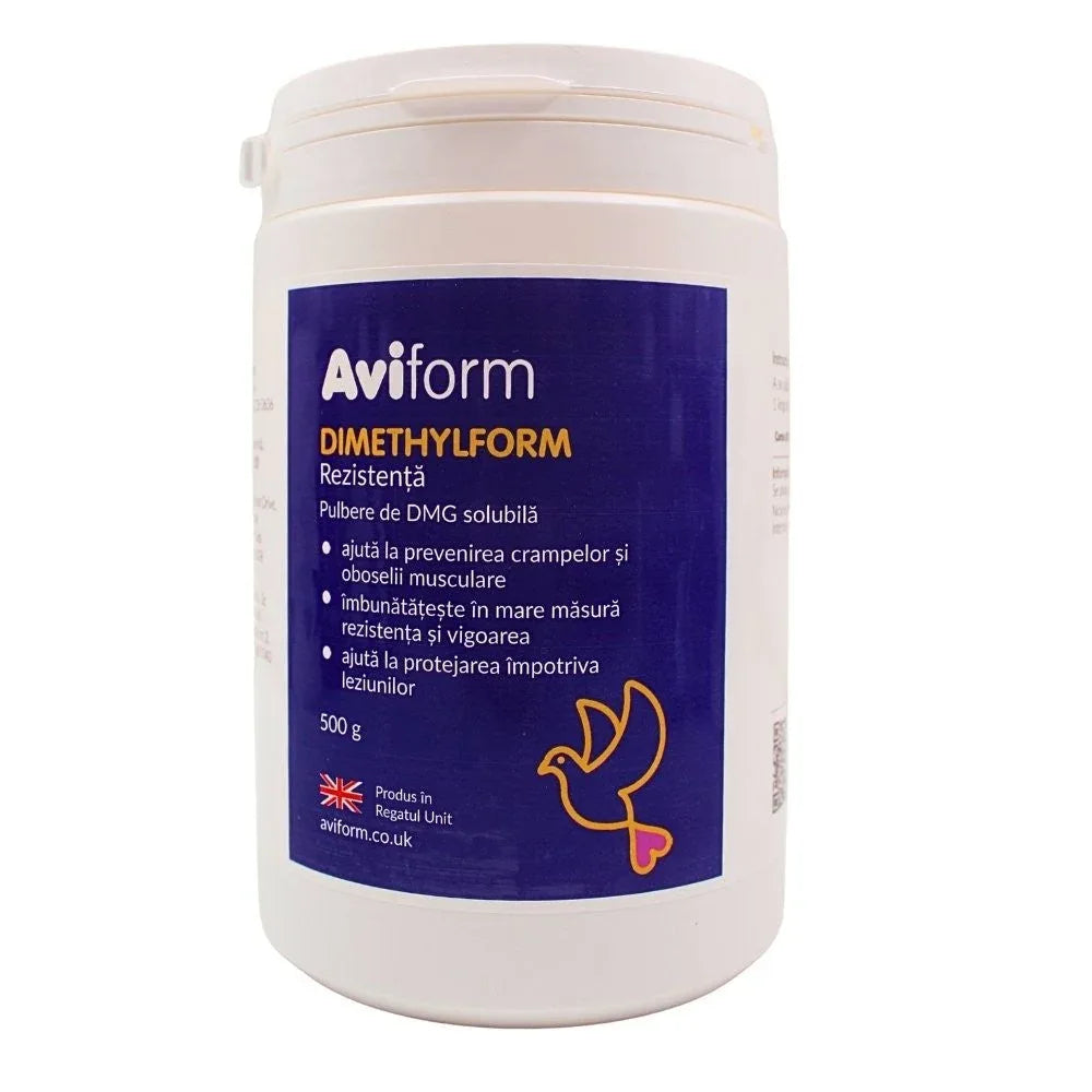 Aviform Dimethylform DMG – supliment pentru stres și rezistență porumbei 500 gr