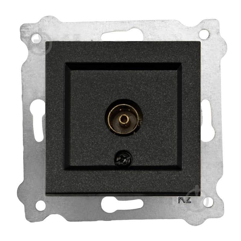 Priza TV incastrata, EXEN negru / 290-001403-257