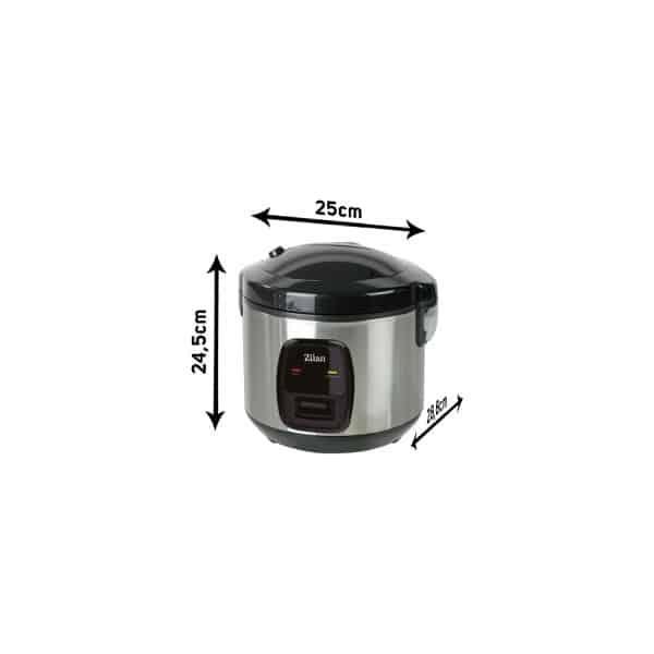 Aparat pentru gatit alimente la abur, capacitate 1.5L, putere 500W, sistem anti-alunecare / ZLN 2793 - 221.ro