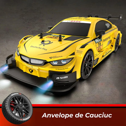 Masina RC Drift 1:16 cu 4WD, Viteza 22KM/H, Galben