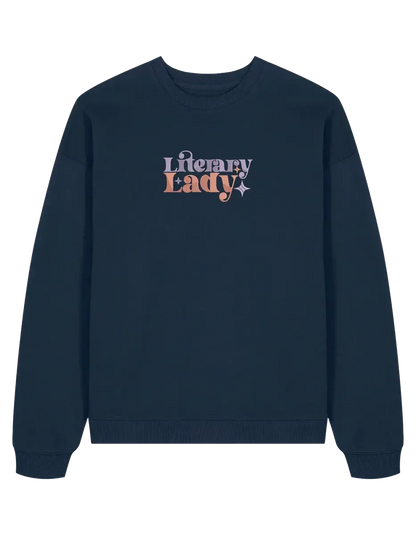 Lady sweatshirt bookish