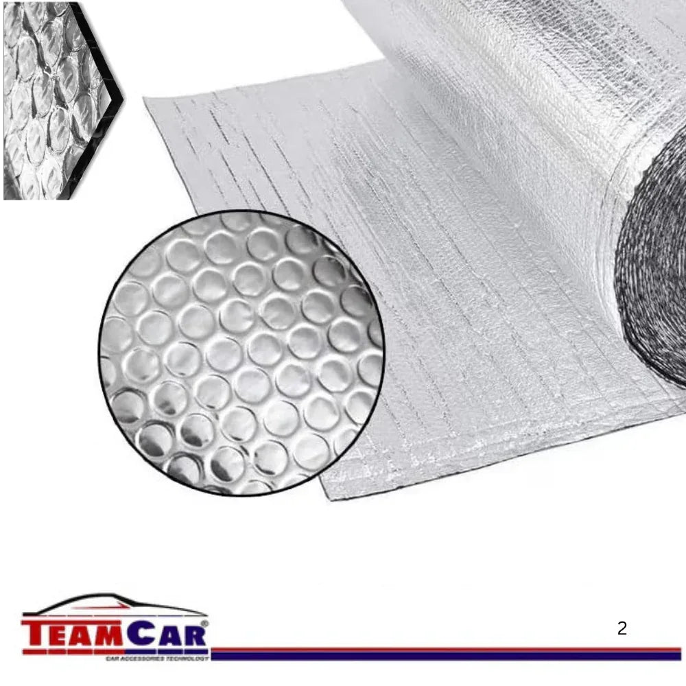 Parasolar Auto TeamCar® 140x70 cm – Aluminiu Dublu cu Ventuze - 221.ro