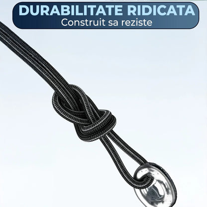 Cablu de Incarcare si Transfer de Date, Timebox, Fast Charge 240W, 1,2m, 5 in 1 , 2 x USB-C, USB, Lightning, Micro USB Compatibil Macbook, iPhone, Samsung, Huawei, Xiaomi, Gri - 221.ro