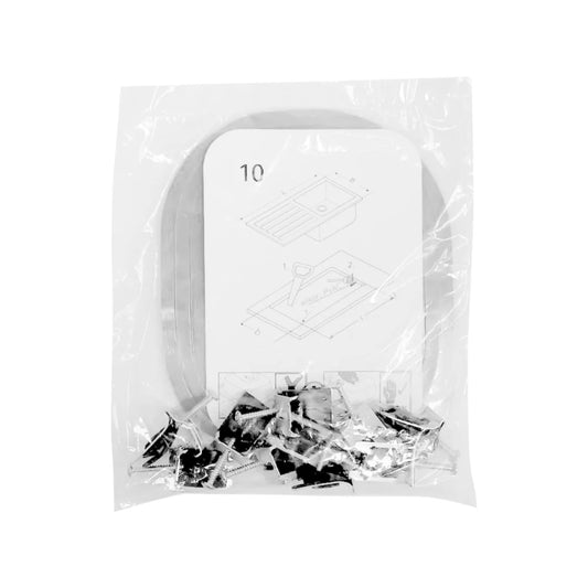 Set Banda Etans. + Cleme pentru chiuvete haaus Sanobi, 8 x 9 x 250 mm