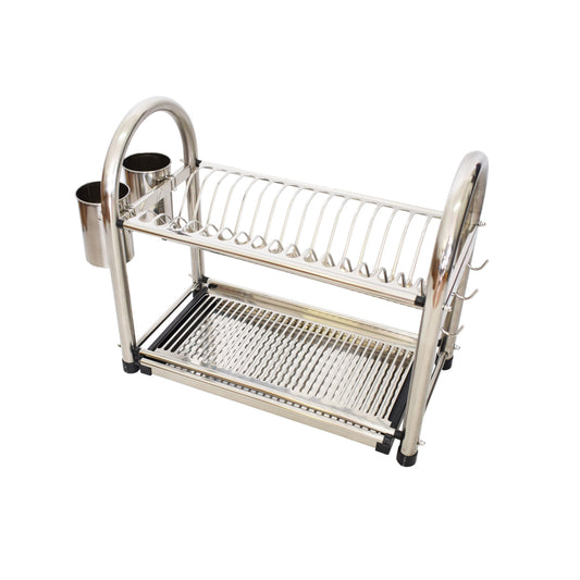 Scurgator, picurator vase, etajat, Inox, Naimeed D3370, 16 farfurii, 42 x 49 x 25 cm