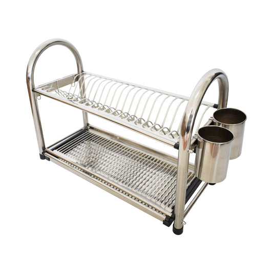 Scurgator, picurator vase, etajat, Inox, Naimeed D3371, 20 farfurii, 42.5 x 59 x 26 cm
