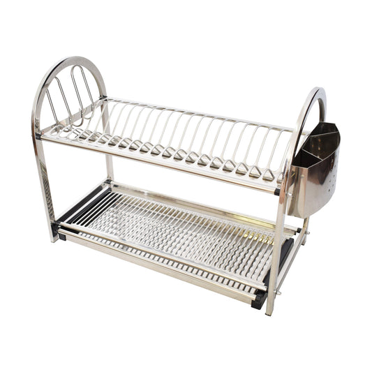 Scurgator, picurator vase, etajat, Inox, Naimeed D3377, 20 farfurii, 42 x 55.5 x 27.5 cm